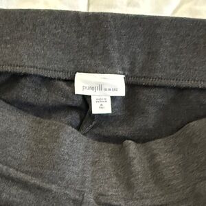 Pure Jill Slim Leg Affinity Gray Pants